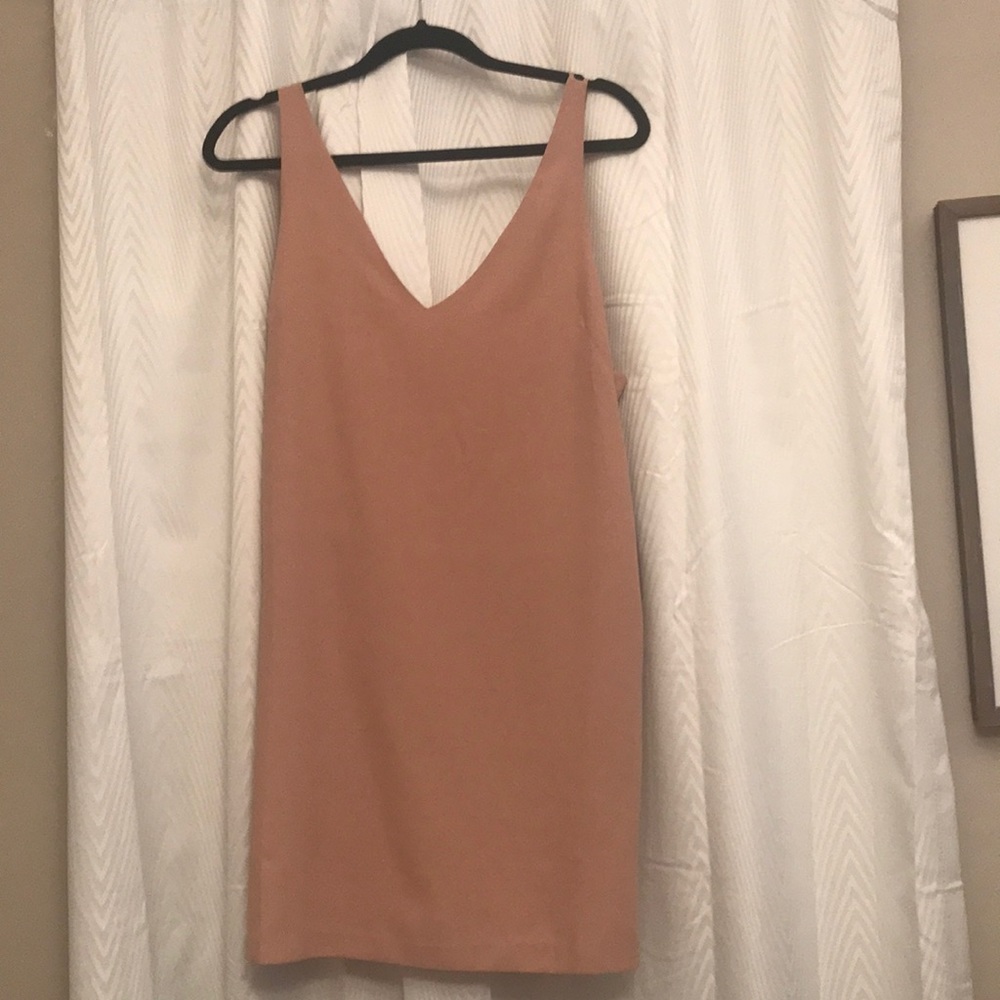 Maxi beautiful tan color dress